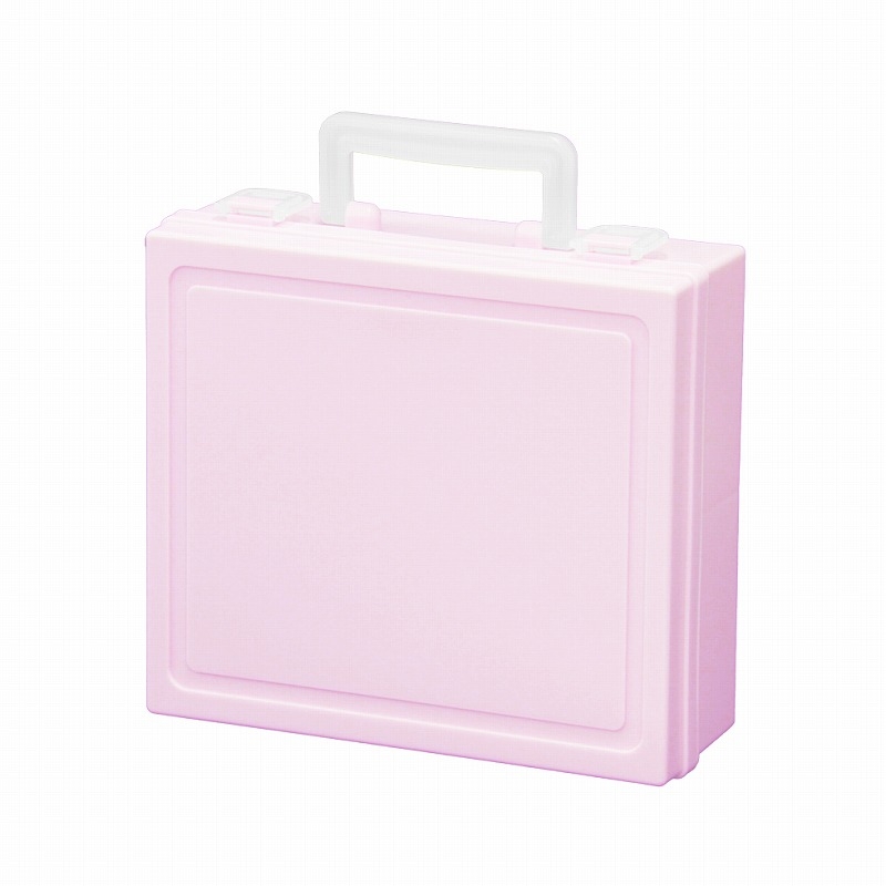 【グッズ-収納BOX】ノンキャラ コレクションキャリーケース コットンピンク