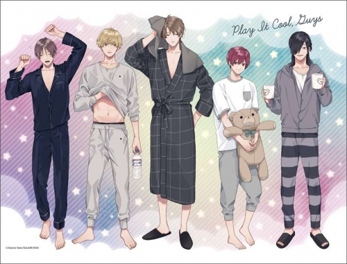 グッズ タペストリー クールドジ男子 描き下ろしb2タペストリー パジャマver アニメイト