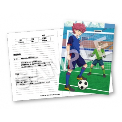 【グッズ-カード】イナズマイレブン 活動録フォトシート 野坂悠馬&西蔭政也