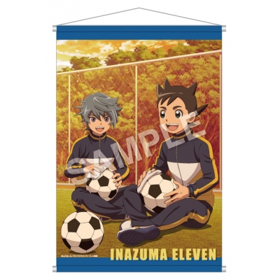 【グッズ-タペストリー】イナズマイレブン 活動録 B2タペストリー 稲森明日人&氷浦貴利名