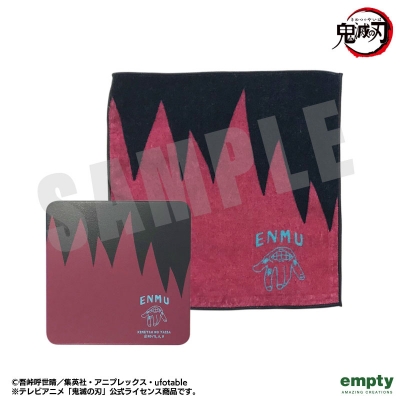 【グッズ-タオル】鬼滅の刃 Tin+(缶+ハンドタオル) 18.魘夢