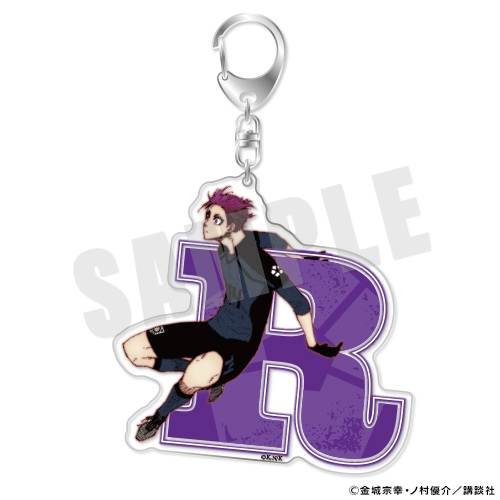 グッズ キーホルダー ブルーロック イニシャルアクリルキーホルダー06 御影怜王 アニメイト先行販売 アニメイト