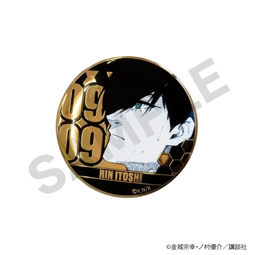 グッズ-バッチ】ブル－ロック バースデイ メタル缶バッジ02.糸師 凛  