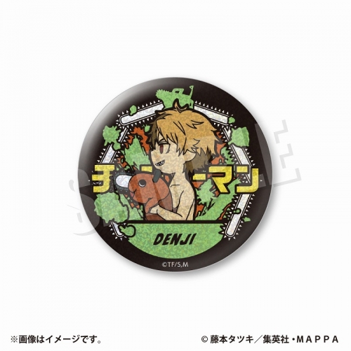 グッズ-バッチ】チェンソーマン VETCOLO グリッター缶バッジ 01.デンジ 