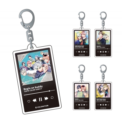 【グッズ-キーホルダー】東京カラーソニック!! トレーディング音楽プレイヤー風アクリルキーホルダー