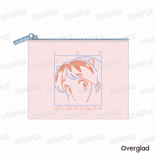 グッズ ポーチ うる星やつら フラットミニポーチ ピンク アニメイト先行販売 アニメイト