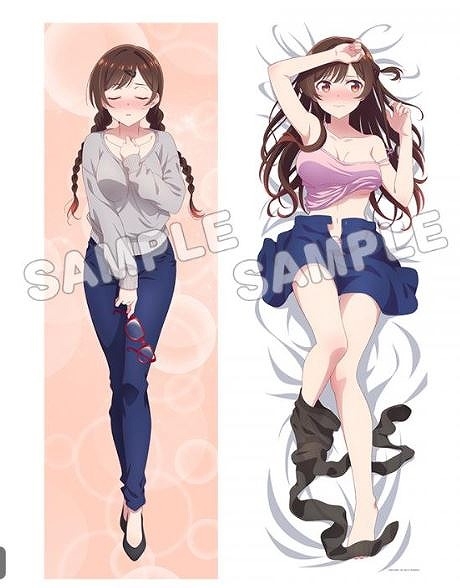 グッズ-ピローケース】彼女、お借りします 描き下ろし抱き枕カバー  