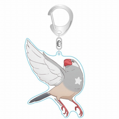 【グッズ-キーホルダー】佐々木とピーちゃん アクリルキーホルダー ピーちゃん(羽広げ)