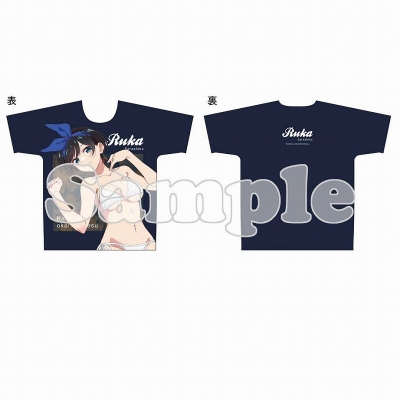 【グッズ-Tシャツ】彼女、お借りします第3期 【描き下ろし】フルグラフィックTシャツ 更科瑠夏 M