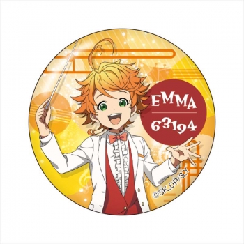 グッズ-バッチ】約束のネバーランド JAZZアート 缶バッジ エマ 