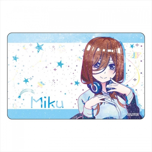 グッズ ステッカー 五等分の花嫁 ギャラクシーシリーズ Icカードステッカー 中野三玖 アニメイト