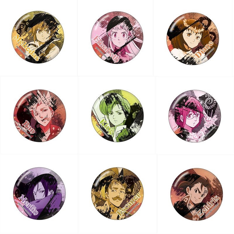 グッズ バッチ 劇場版 七つの大罪 光に呪われし者たち 缶バッジ アニメイト