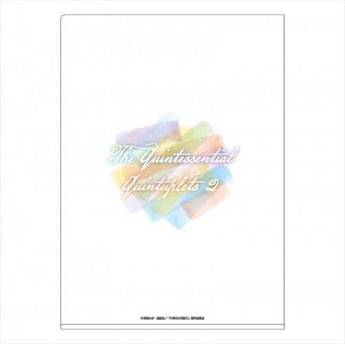 グッズ クリアファイル 五等分の花嫁 水彩アート クリアファイル 集合 アニメイト