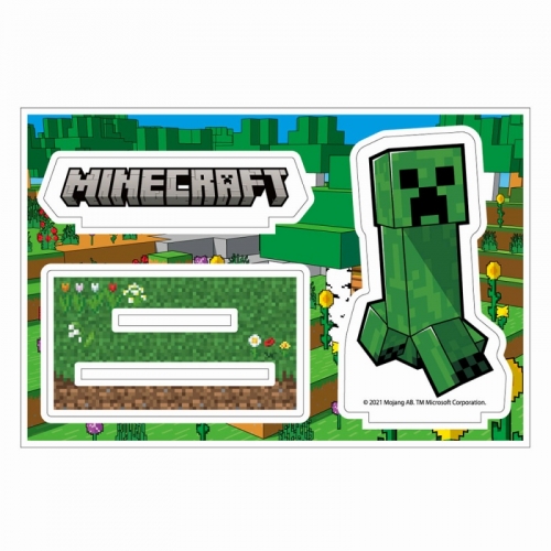 グッズ スタンドポップ マインクラフト アクリルスタンドjr クリーパーa アニメイト