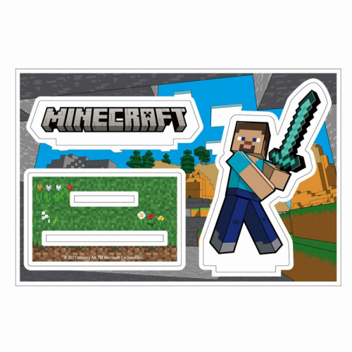 グッズ スタンドポップ マインクラフト アクリルスタンドjr スティーブ アニメイト