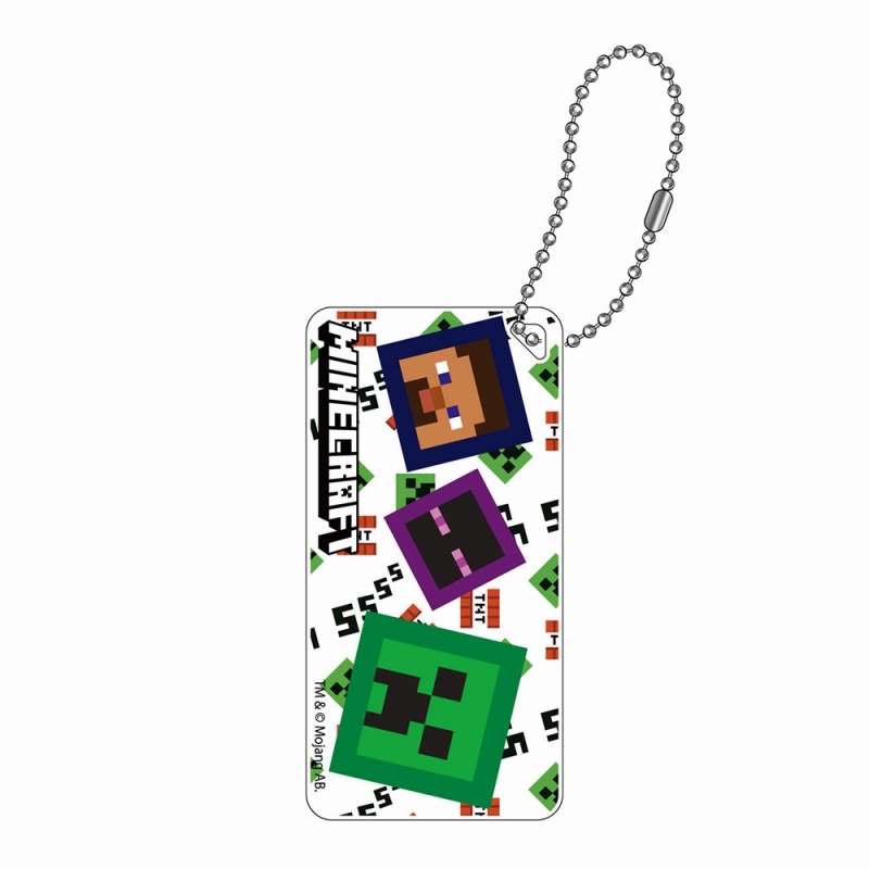 グッズ ストラップ キーホルダー グッズ キーホルダー マインクラフト ドミテリアキーチェーン 集合b アニメイト