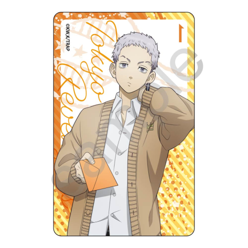 グッズ ステッカー 東京リベンジャーズ Letter Icカードステッカー 三ツ谷隆 アニメイト