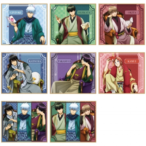 グッズ 色紙 銀魂 読書 ミニ色紙 アニメイト