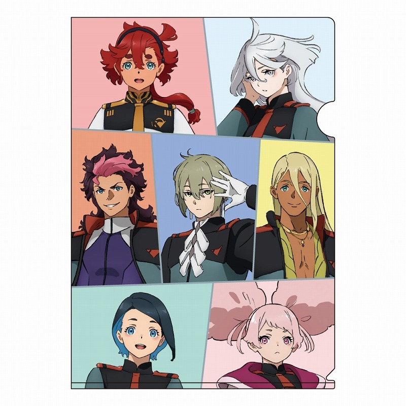 【グッズ-クリアファイル】機動戦士ガンダム 水星の魔女 A4クリアファイル 集合