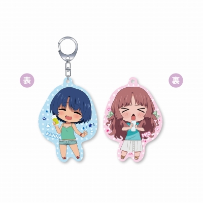 【グッズ-キーホルダー】あの夏で待ってる オモテウラァクリル 柑菜&美桜