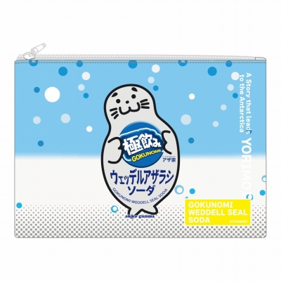 【グッズ-ポーチ】宇宙よりも遠い場所 アザラシソーダ クリアポーチ