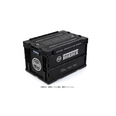 【グッズ-収納BOX】ワールドトリガー ボーダー本部支給品折りたたみコンテナ BK【再販】