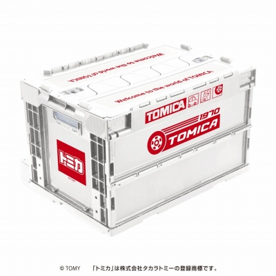 【グッズ-収納BOX】トミカ 折りたたみコンテナ(TOMICA)