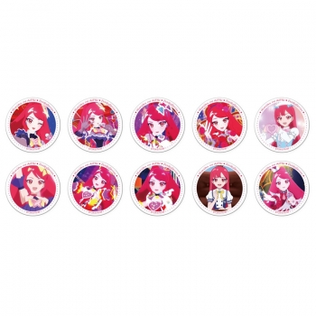 グッズ-バッチ】ひみつのアイプリ サクラいっぱい！缶バッジ 全10種 
