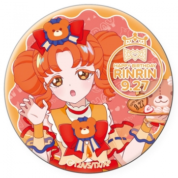 グッズ-バッチ】ひみつのアイプリ ハピプリバースデー202509 缶バッジ 