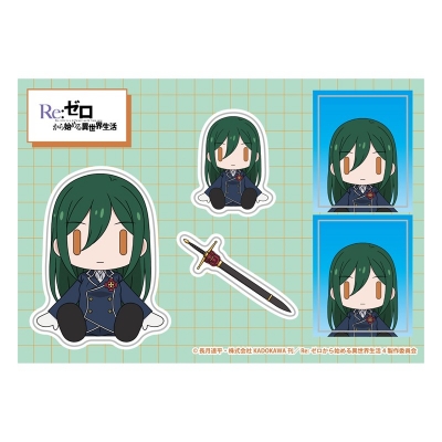 【グッズ-ステッカー】Re:ゼロから始める異世界生活 GG3耐ステッカー クルシュ・カルステン(すわってマスコットver.)