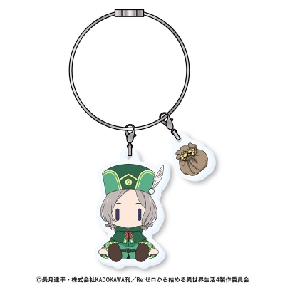 【グッズ-キーホルダー】Re:ゼロから始める異世界生活 すわってマスコット!アクリルワイヤーチェーン オットー・スーウェン