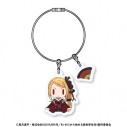 【グッズ-キーホルダー】Re:ゼロから始める異世界生活 すわってマスコット!アクリルワイヤーチェーン プリシラ・バーリエルの画像
