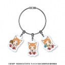 【グッズ-キーホルダー】Re:ゼロから始める異世界生活 すわってマスコット!アクリルワイヤーチェーン ミミ・ヘータロー・ティビーの画像
