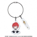 【グッズ-キーホルダー】Re:ゼロから始める異世界生活 すわってマスコット!アクリルワイヤーチェーン ラインハルト・ヴァン・アストレアの画像