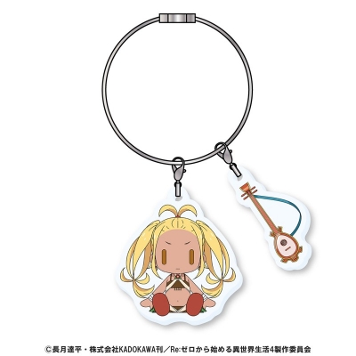 【グッズ-キーホルダー】Re:ゼロから始める異世界生活 すわってマスコット!アクリルワイヤーチェーン リリアナ・マスカレード