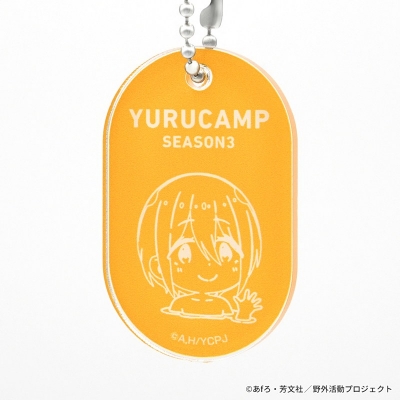 【グッズ-キーホルダー】『ゆるキャン△ SEASON3』 温泉アクリルキーホルダー 恵那【アクロス】