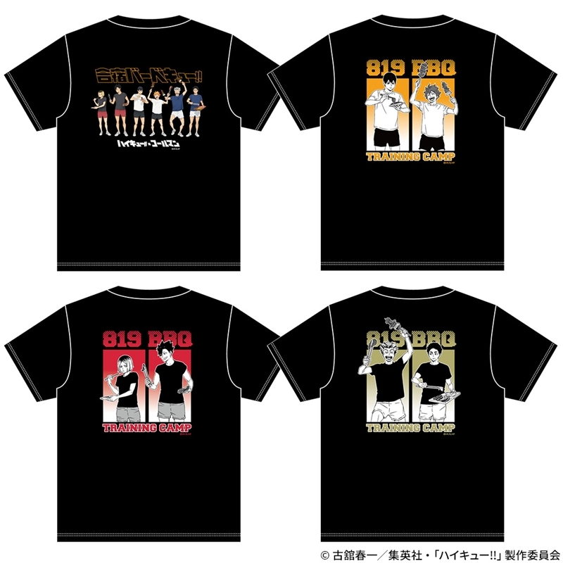 【グッズ-Tシャツ】ハイキュー!!×Coleman 合宿BBQ Tシャツ M【アクロス】
