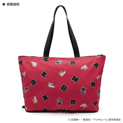【グッズ-バッグ】ハイキュー!! HAPITAS PLUS 折りたたみトートバッグ 音駒高校【アクロス】