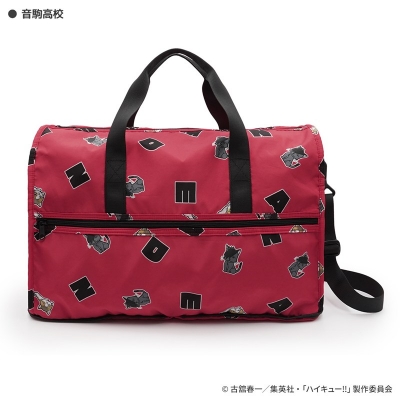 【グッズ-バッグ】ハイキュー!! HAPITAS PLUS 折りたたみボストンバッグ 音駒高校【アクロス】