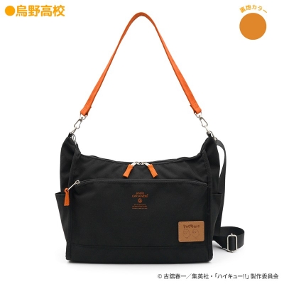 【グッズ-バッグ】ハイキュー!! anelloGRANDE コラボ ショルダーバッグ 烏野高校【アクロス】