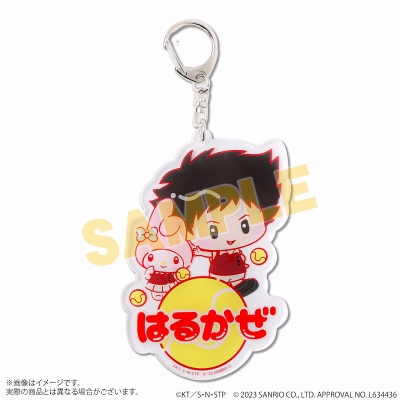 【グッズ-キーホルダー】 新テニスの王子様×サンリオキャラクターズ-SERVICE PLAY!- おなまえキーホルダー 六角中学校 黒羽春風