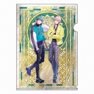 【グッズ-クリアファイル】DIG-ROCK ブリリアントグラスアート A4クリアファイル 葉山充弦&柴咲雲雀