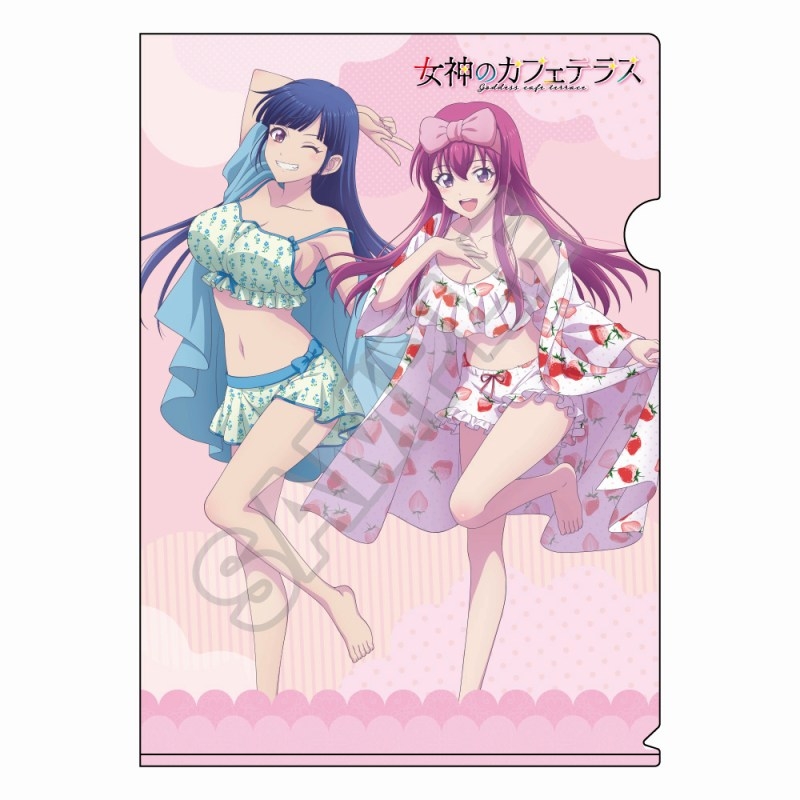 グッズ-クリアファイル】女神のカフェテラス おやすみtime A4クリア 