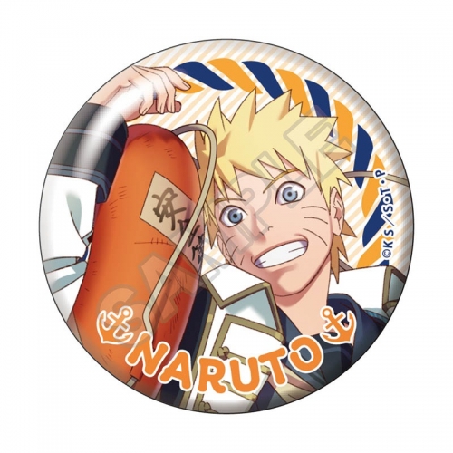 グッズ-バッチ】NARUTO -ナルト- 疾風伝 マリンルック 缶バッジ  