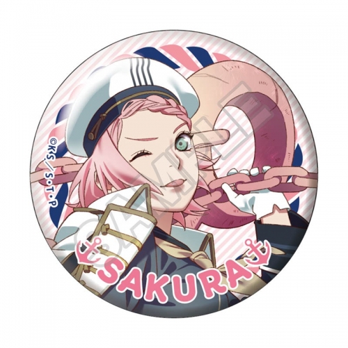 グッズ-バッチ】NARUTO -ナルト- 疾風伝 マリンルック 缶バッジ  