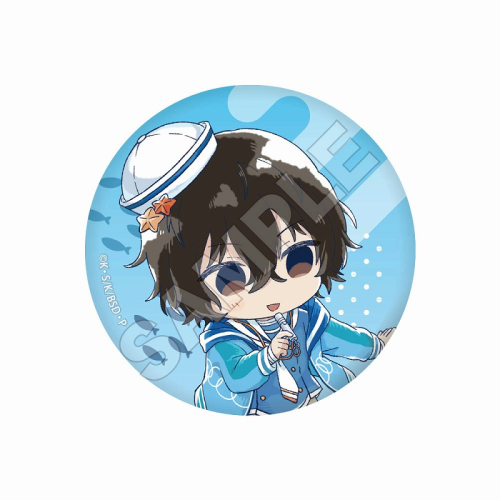 グッズ-バッチ】文豪ストレイドッグス Sketchu! 水族館 缶バッジ 太宰 