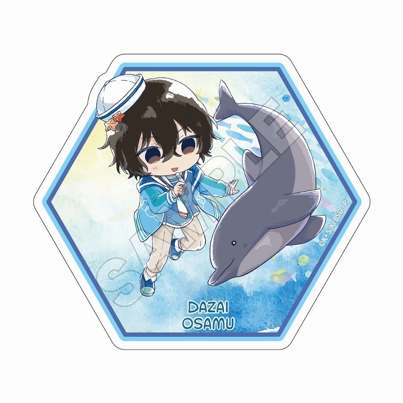 【グッズ-ステッカー】文豪ストレイドッグス Sketchu! 水族館 ステッカー 太宰治