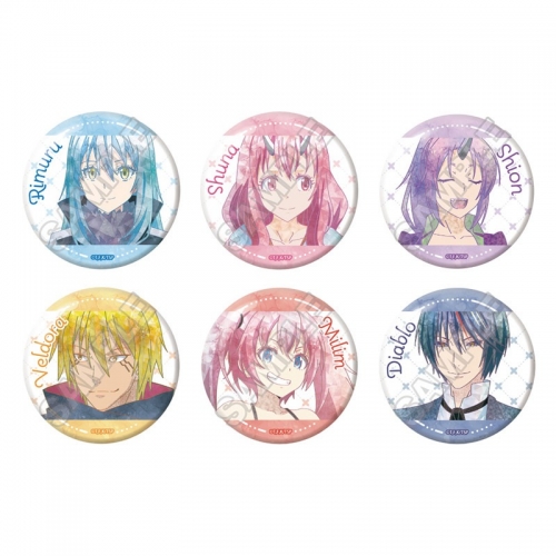 グッズ-バッチ】転生したらスライムだった件 Jewel Flash 缶バッジ 