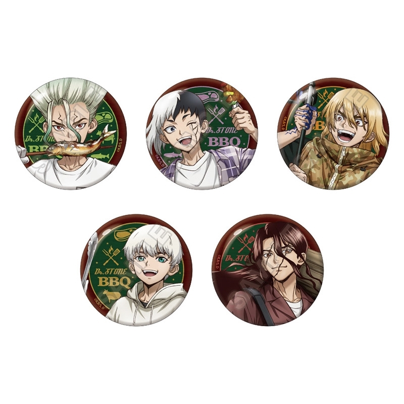 【グッズ-バッチ】Dr.STONE バーベキュー 缶バッジ