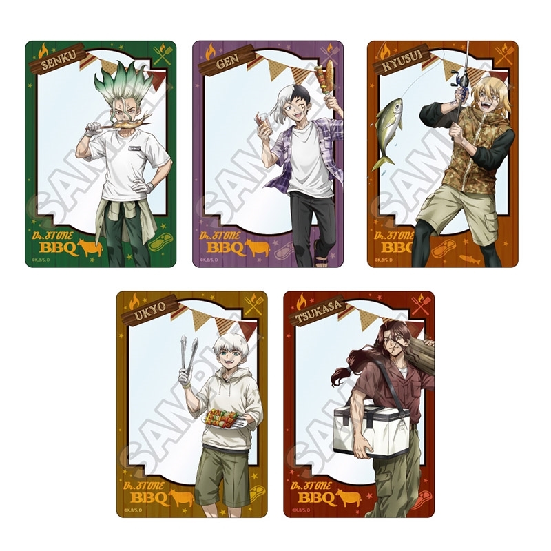 【グッズ-カード】Dr.STONE バーベキュー キャラPic